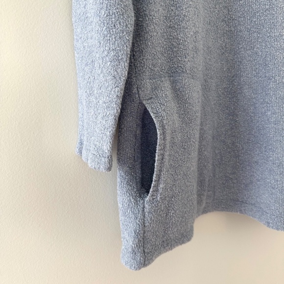 J.Jill Blue Knit Cowl Neck‎ Sweater - Picture 5 of 9